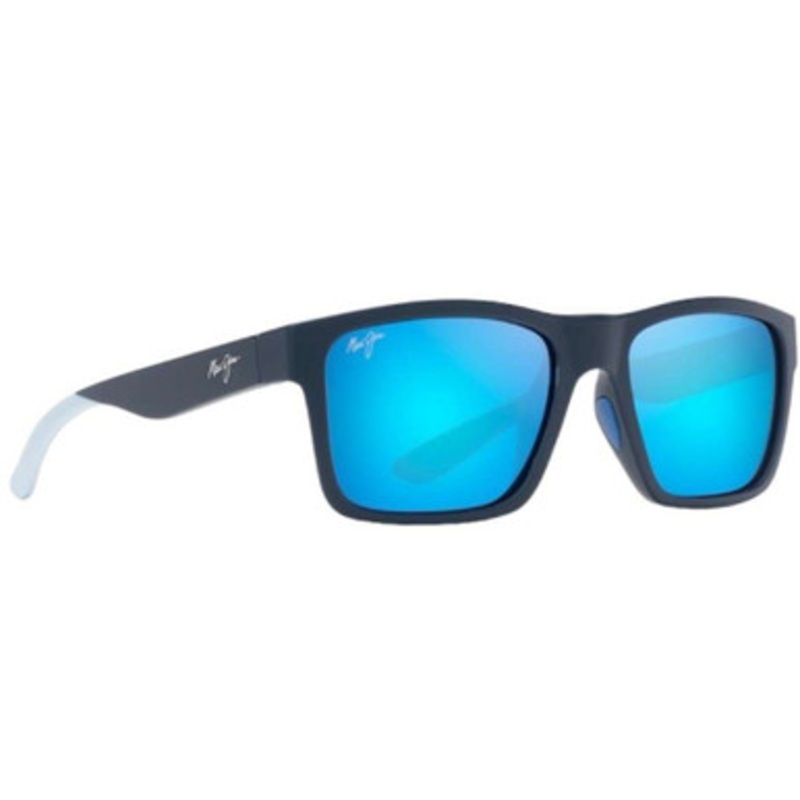 Maui Jim The Flats Sunglasses – Navy w/Light Blue Interior Frame/Blue Hawaii Lens