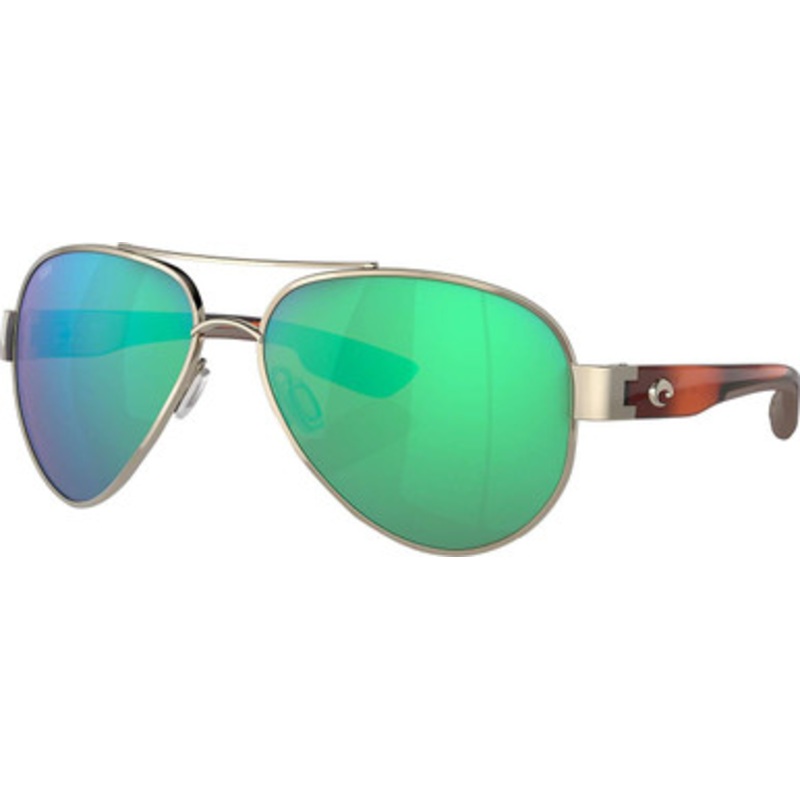 Costa South Point Sunglasses – Rose Gold/Tortoise/Green Mirror 580G