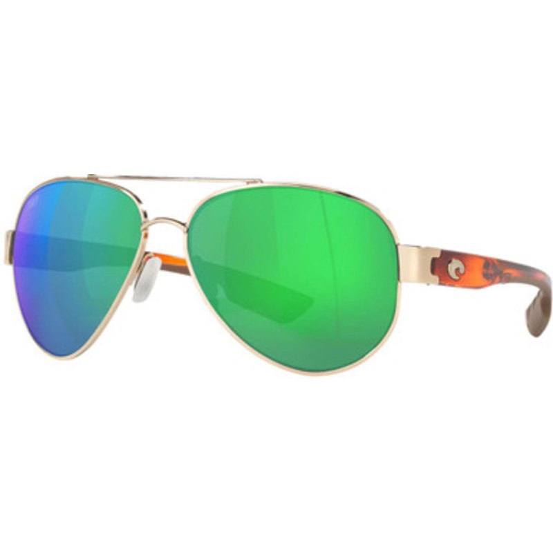 Costa South Point Sunglasses – Rose Gold/Tortoise/Green Mirror 580P
