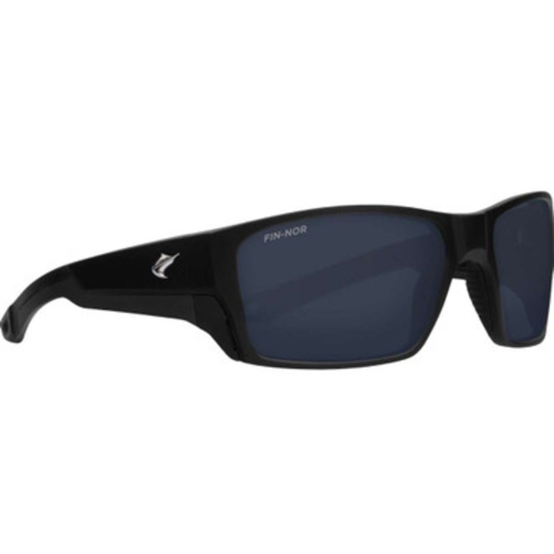 Fin-Nor Backdown Sunglasses – Matte Black Frame/Grey Glass Lens