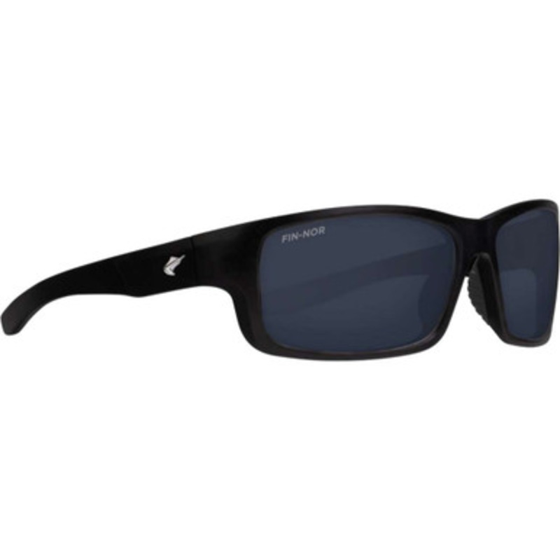 Fin-Nor RT Sunglasses – Matte Black Frame/Grey Base Glass Lens