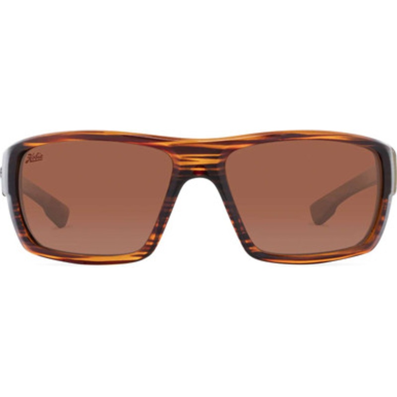 Hobie Mojo Float Polarized Sunglasses – Shiny Brown Wood/Copper