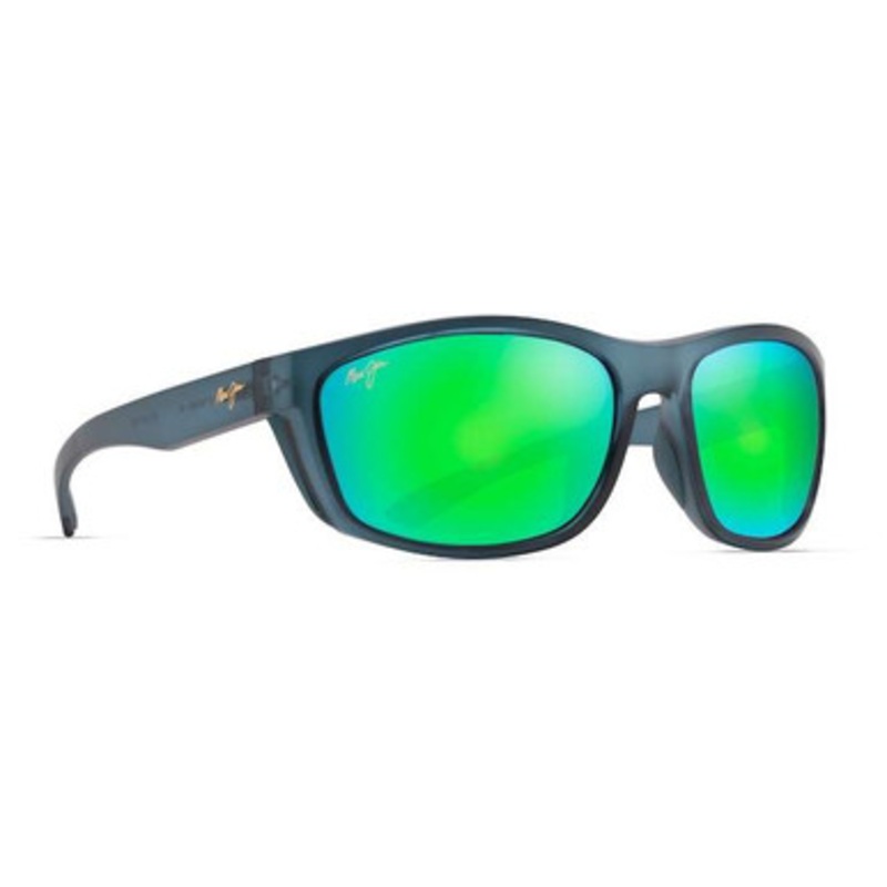 Maui Jim Nuu Landing Sunglasses – Matte Teal w/Aquamarine Rubber/Green