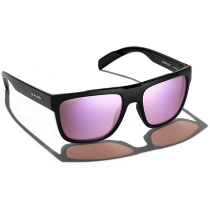 Bajio Caballo Sunglasses – Black Matte Frame/Rose Mirror Poly Lens