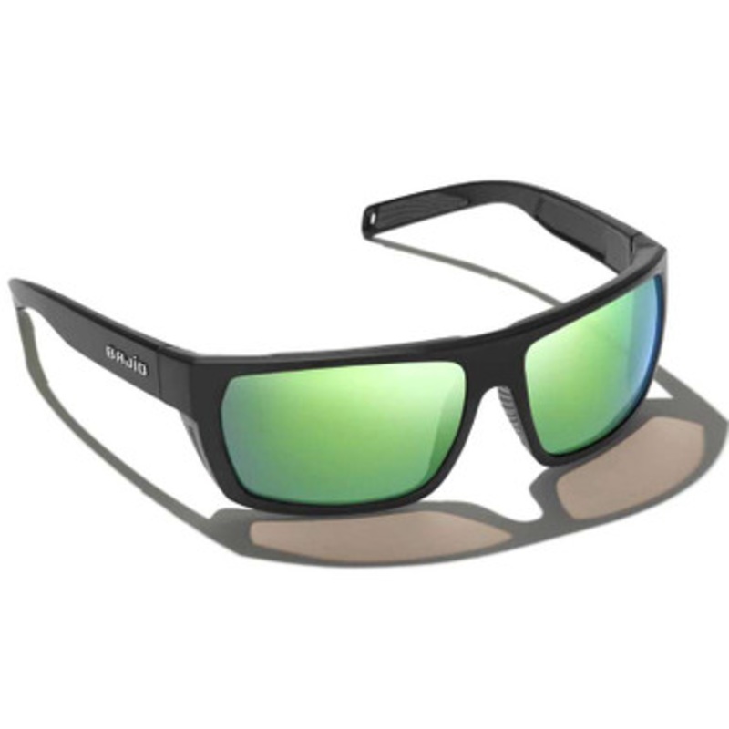 Bajio Palometa Sunglasses – Black Matte Frame/Green Mirror Glass Lens