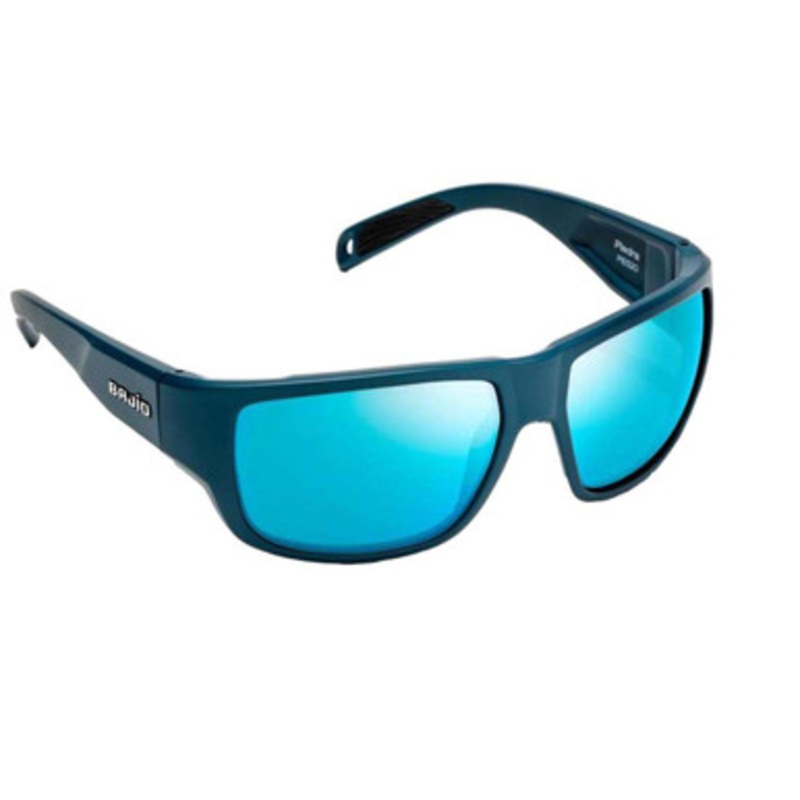 Bajio Piedra Sunglasses – Blue Vin Matte Frame/Blue Mirror Glass Lens