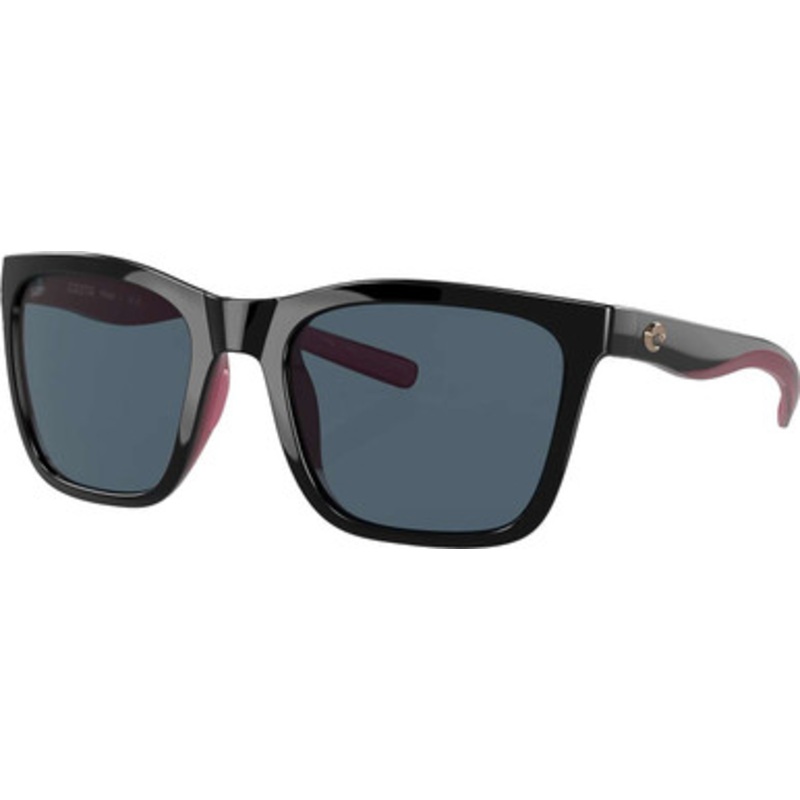 Costa Panga Sunglasses – Shiny Black/Crystal/Fuchsia/Gray 580P
