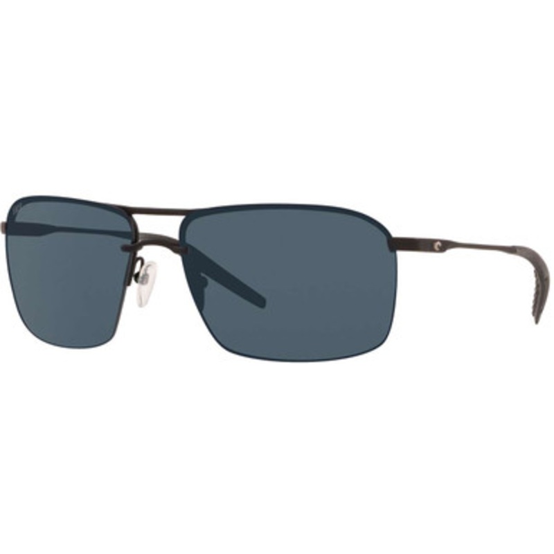 Costa Skimmer Sunglasses – Matte Black/Black/Gray 580P