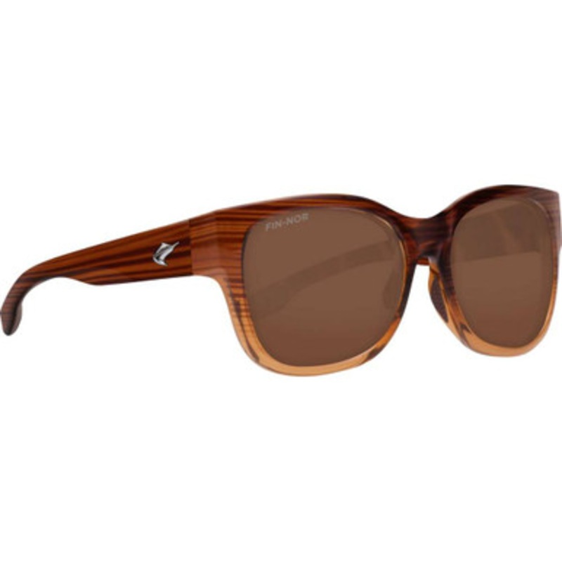 Fin-Nor Capitana Sunglasses – Honey Ripple Fade Frame/Copper Poly Lens