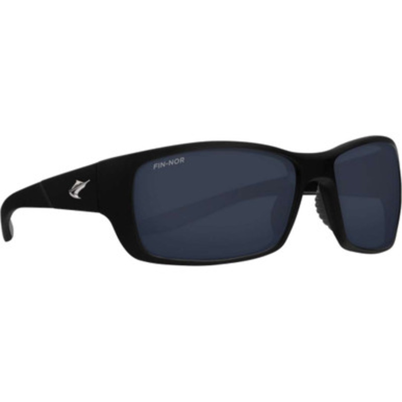 Fin-Nor Dredge Sunglasses – Matte Black Frame/Grey Poly Lens