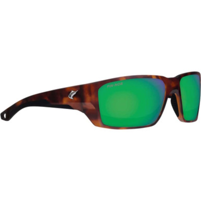 Fin-Nor Flybridge Sunglasses – Matte Sienna Tort Frame/Green Mirror Glass Lens