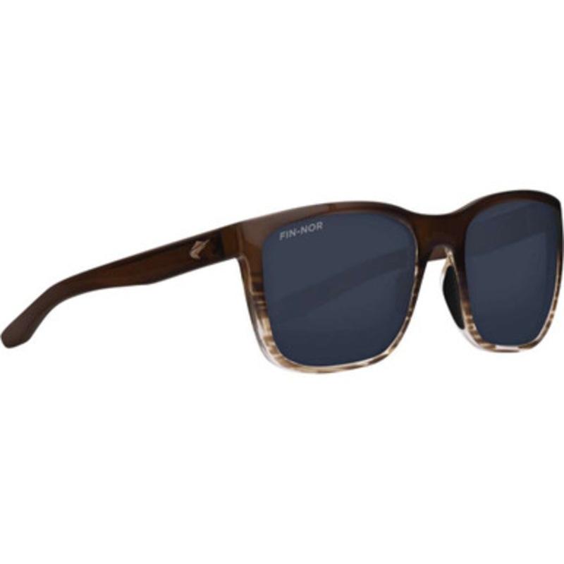 Fin-Nor Tilloo Sunglasses – Maple/Stripe Fade Frame/Grey Base Poly Lens