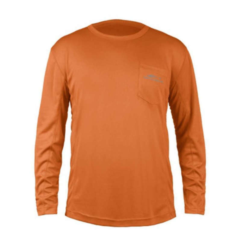 Grundens Fish Head Long Sleeve Shirt – Burnt Orange – X-Large