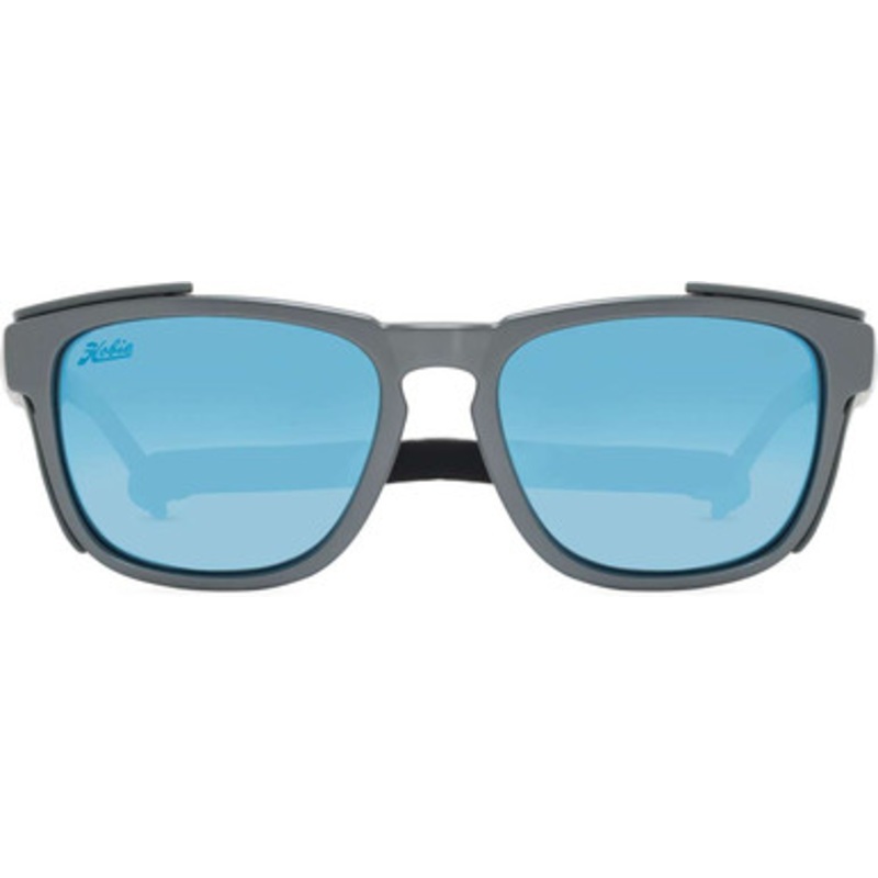 Hobie Monarch Float Polarized Sunglasses – Satin Metallic Grey/Grey w/Cobalt