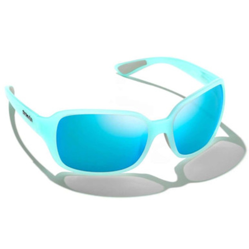 Bajio Balam Sunglasses – Light Blue Gloss Frame/Blue Poly Lens