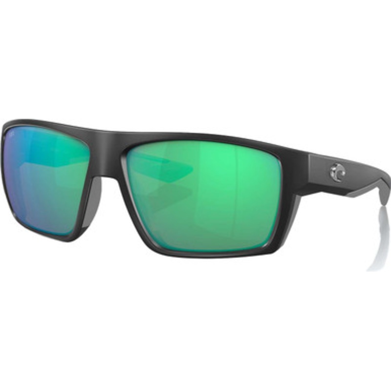 Costa Bloke Sunglasses – Matte Black/Green Mirror 580G