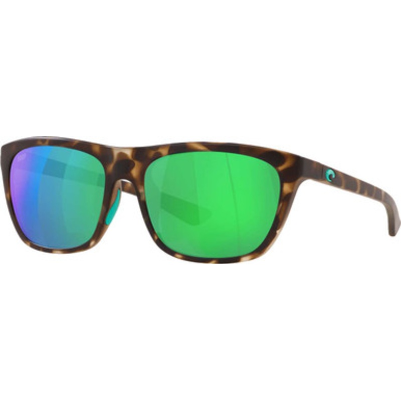 Costa Cheeca Sunglasses – Matte Shadow Tortoise/Green Mirror 580P