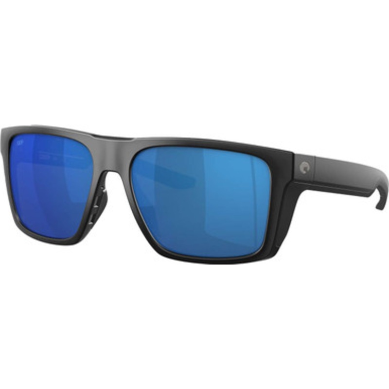 Costa Lido Sunglasses – Matte Black/Blue Mirror 580P