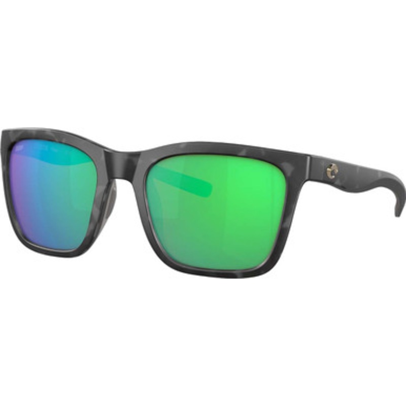 Costa Panga Sunglasses – Matte Gray Tortoise/Green Mirror 580P