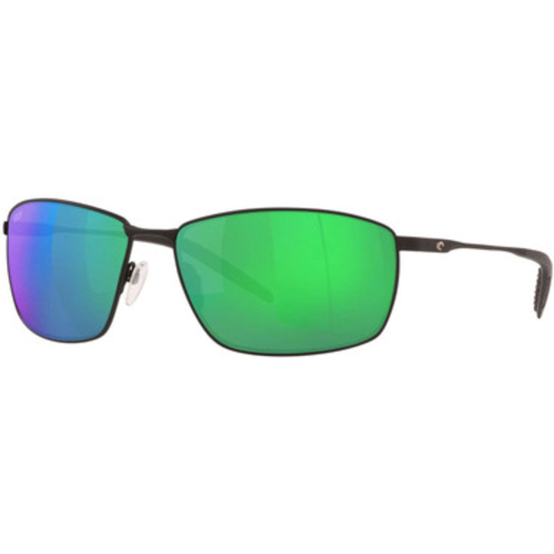 Costa Turret Sunglasses – Matte Black/Black/Green Mirror 580P