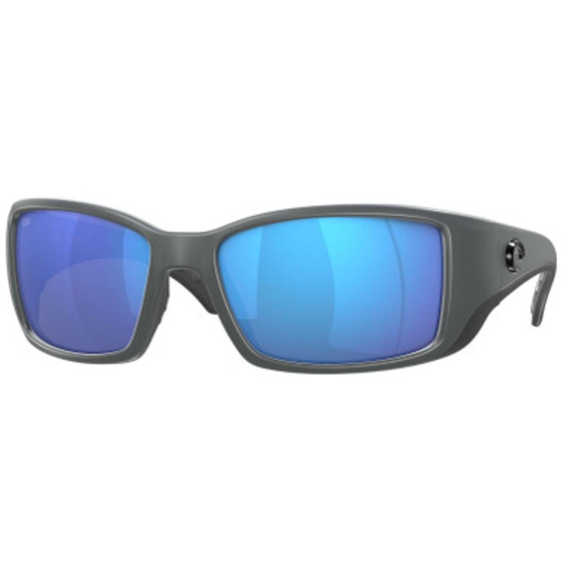 Costa Blackfin Sunglasses – Matte Gray Frame/Blue Mirror Glass Lens