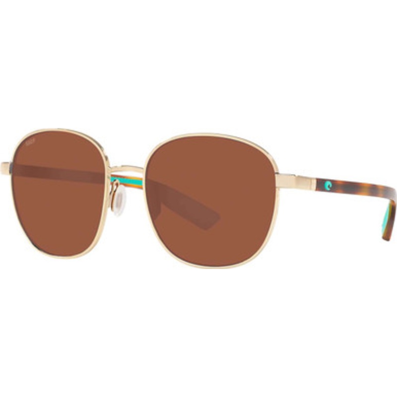 Costa Egret Sunglasses – Shiny Gold/Copper 580P