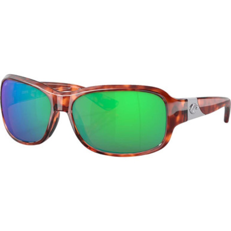 Costa Inlet Sunglasses – Tortoise Frame/Green Mirror 580P Lens