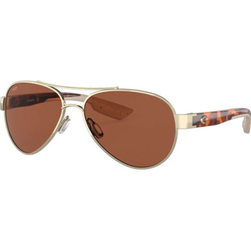 Costa Loreto Sunglasses – Rose Gold w/Tortoise Temples/Copper 580P