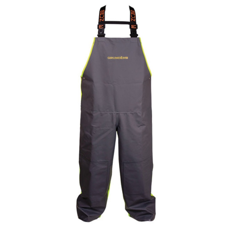 Grundens Hauler Bib – Hi-Vis Yellow/Grey – L