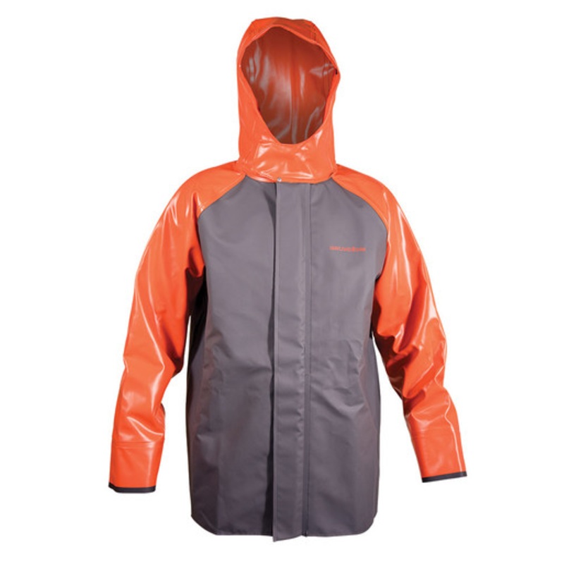 Grundens Hauler Jacket – Orange/Grey – 4XL