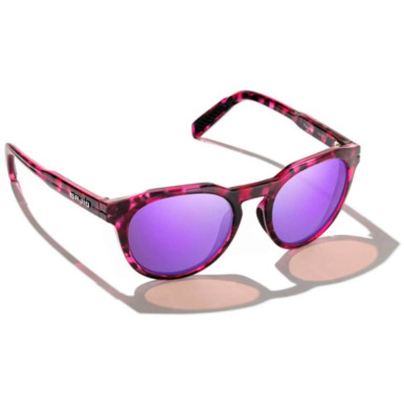 Bajio Paraiso Sunglasses – Vivo Tort Gloss Frame/Violet Mirror PC Lens
