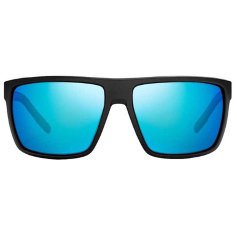 Bajio Toads Sunglasses – Black Matte Frame/Blue Mirror Glass Lens