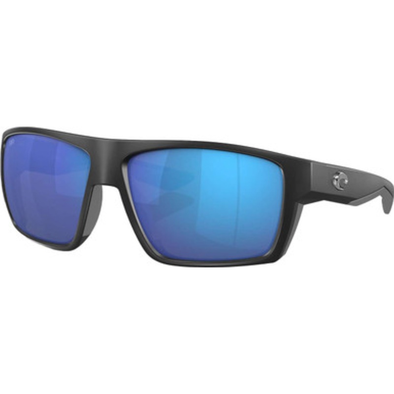 Costa Bloke Sunglasses – Matte Black/Blue Mirror 580G