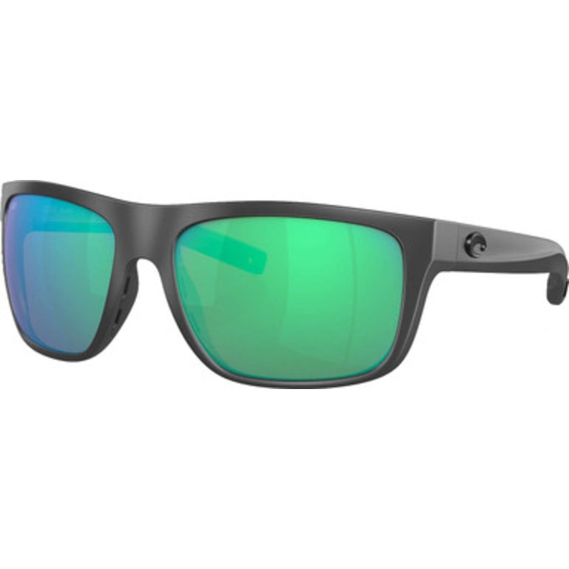 Costa Broadbill Sunglasses – Matte Gray Frame/Green Mirror 580G