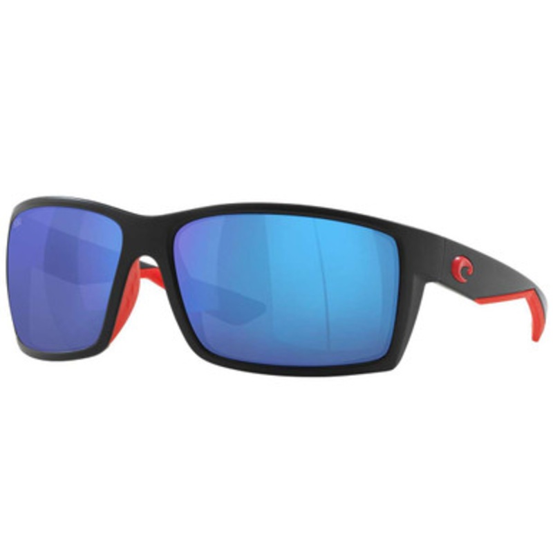 Costa Reefton Sunglasses – Race Black/Blue Mirror 580G