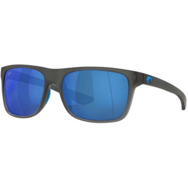 Costa Remora Sunglasses – Matte Smoke Crystal w/Logo/Blue Mirror 580P