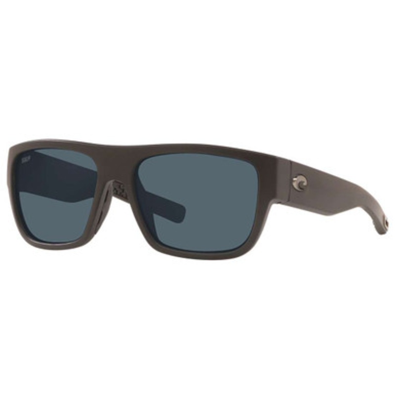 Costa Sampan Sunglasses – Matte Black Frame/Gray 580P Lens