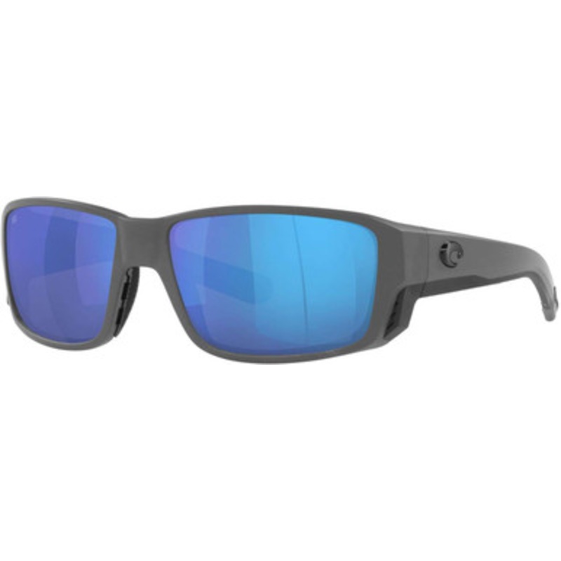 Costa Tuna Alley Pro Sunglasses – Matte Gray/Blue Mirror 580G