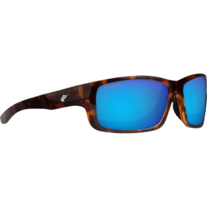 Fin-Nor RT Sunglasses – Shiny Java Tortoise Frame/Blue Mirror Glass Lens