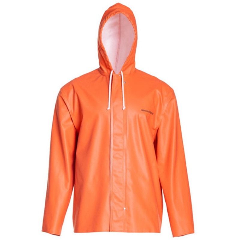 Grundens Clipper 82 Hooded Parka Orange – Size Large