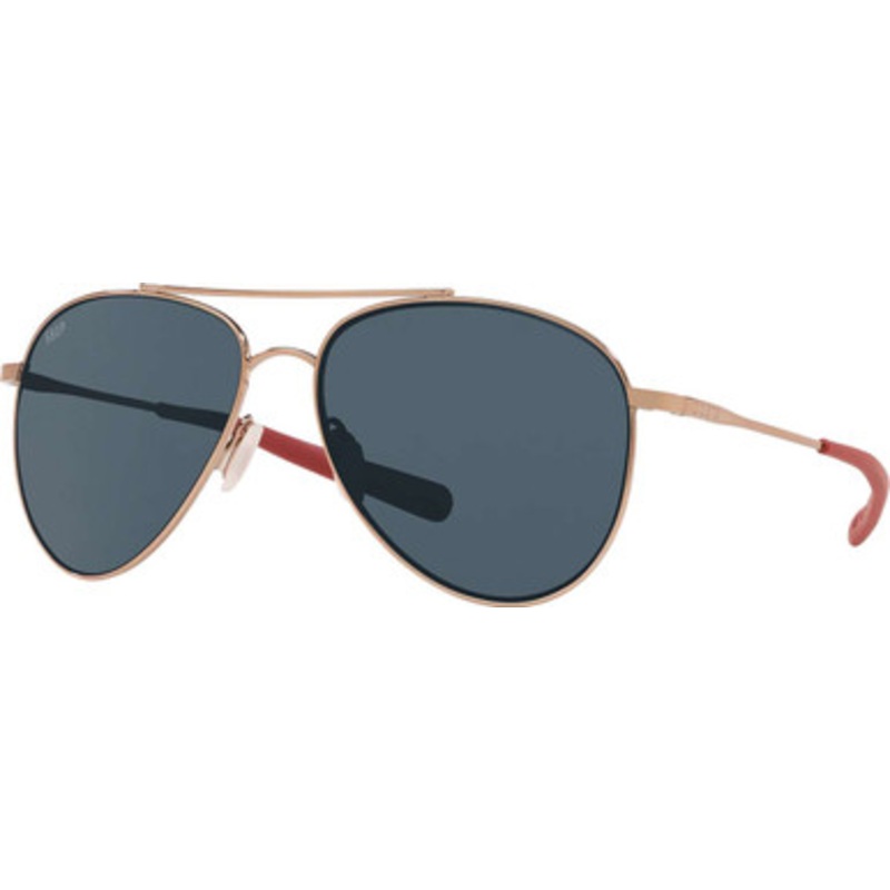 Costa Cook Sunglasses – Rose Gold Frame/Gray 580P