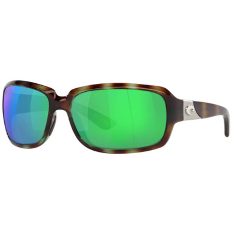 Costa Isabela Sunglasses – Shiny Seagrass Frame/Green Mirror 580P Lens