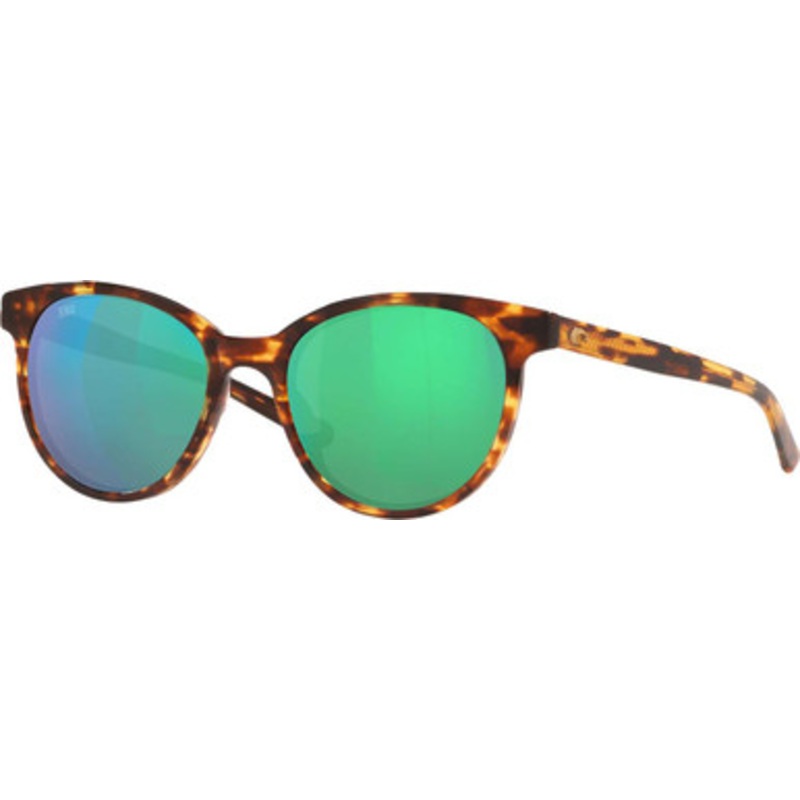 Costa Isla Sunglasses – Shiny Tortoise/Green Mirror 580G