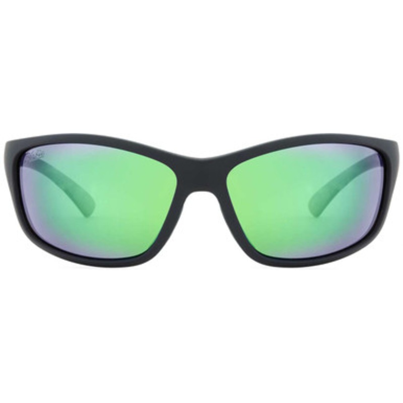 Hobie Cape Polarized Sunglasses – Satin Black/Sea Green Mirror