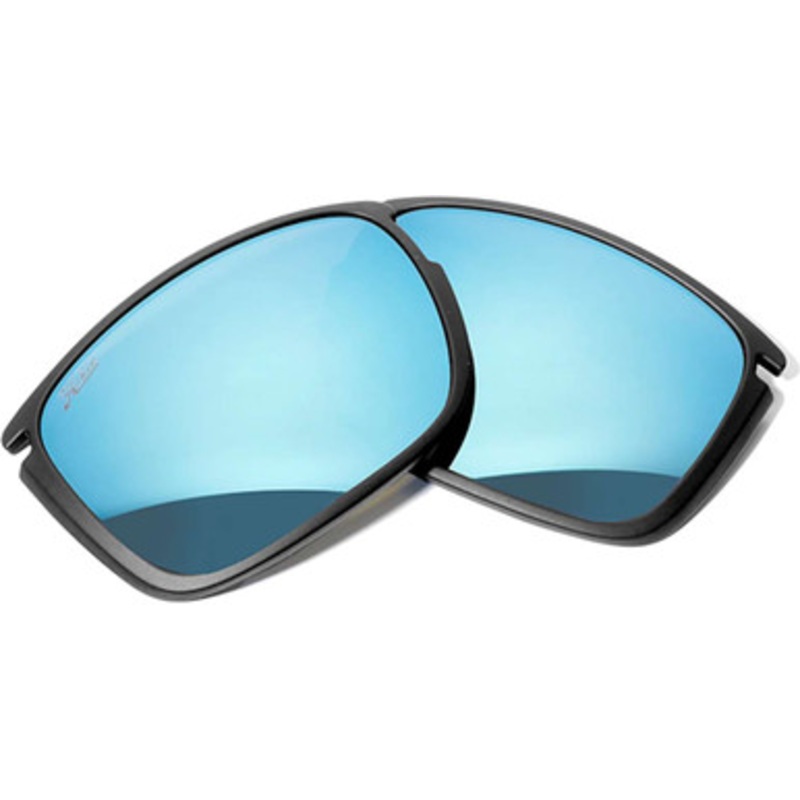 Hobie Huntington Sunglass Lens – Satin Black/Grey w/Cobalt