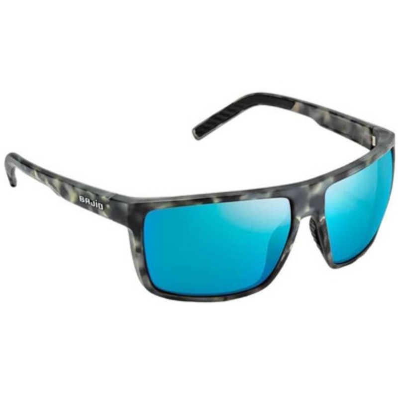 Bajio Toads Sunglasses – Gray Camo Matte/Blue Mirror Poly