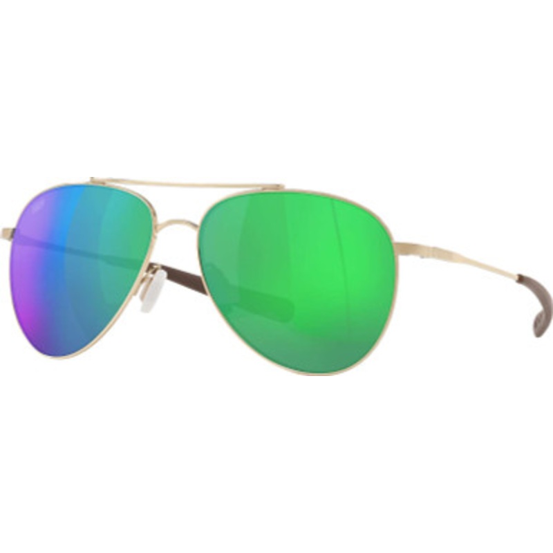 Costa Cook Sunglasses – Shiny Gold Frame/Green Mirror 580P