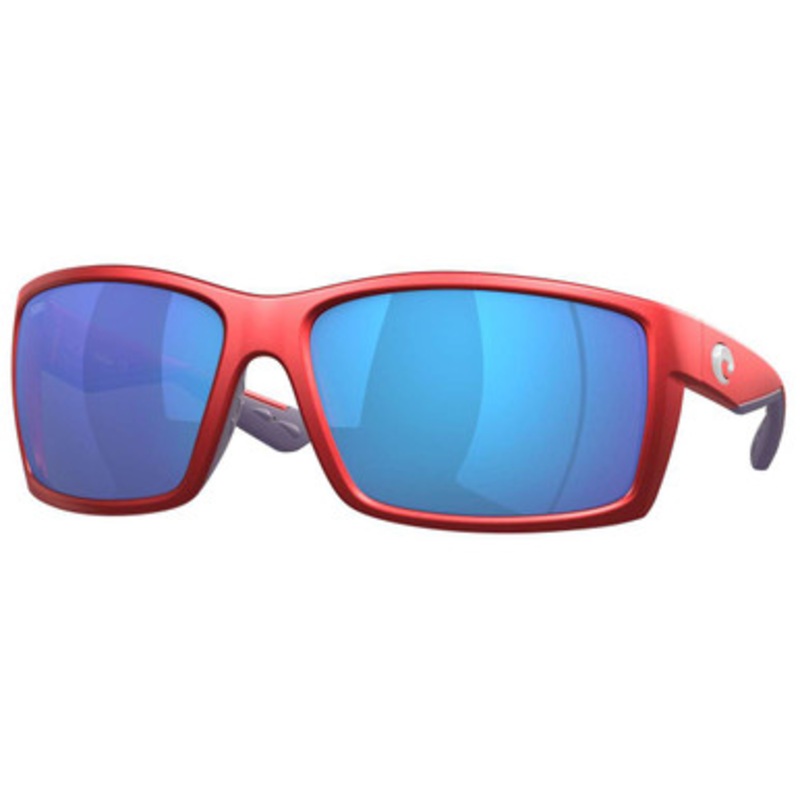 Costa Reefton Sunglasses – 410 Matte USA Red/Blue Mirror 580G