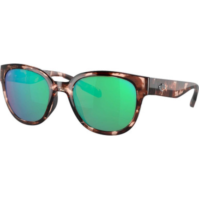 Costa Salina Sunglasses – Coral Tortoise/Green Mirror 580G