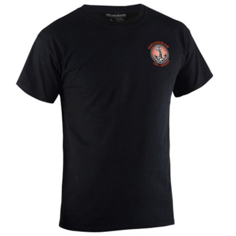 Grundens Anchor T-Shirt – Black – L